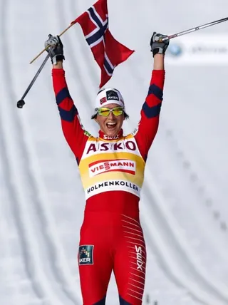 Marit Bjoergen fot. Fischer