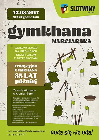 Gymkhana narciarska: kryterium ostatniego śniegu!