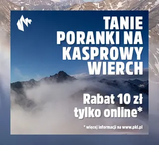 Kolej na Kasprowy Wierch nieczynna przez 8 tygodni: promocyjne wrześniowe poranki
