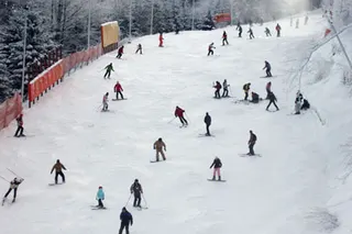Soszów - tłum narciarzy fot. skionline.pl