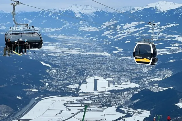Innsbruck widok na lotnisko