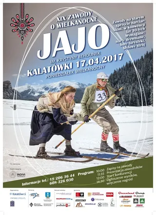 Zawody o Wielkanocne Jajo, czyli narty w stylu retro