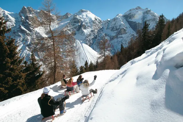 Sanki w Dolinie Stubai