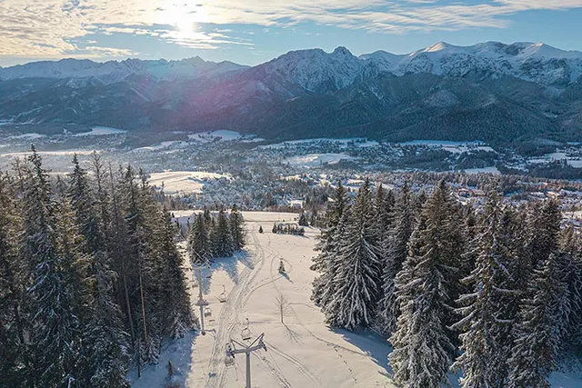 Podhalański duet: zimowa pocztówka z najlepszym widokiem na Tatry!
