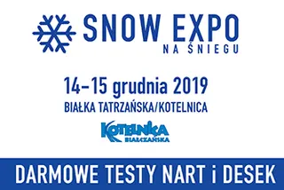 "SNOW EXPO na śniegu": darmowe testy nart i desek