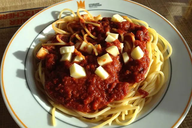Stubai: pasta na śniegu