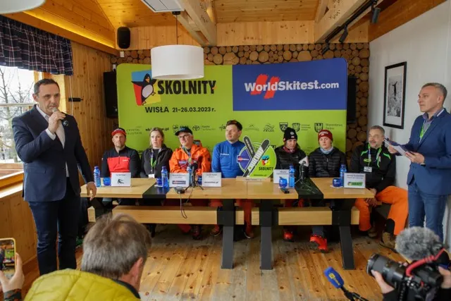 Konferencja prasowa, WorldSkitest w Wiśle – Skolnity Ski & Bike Park