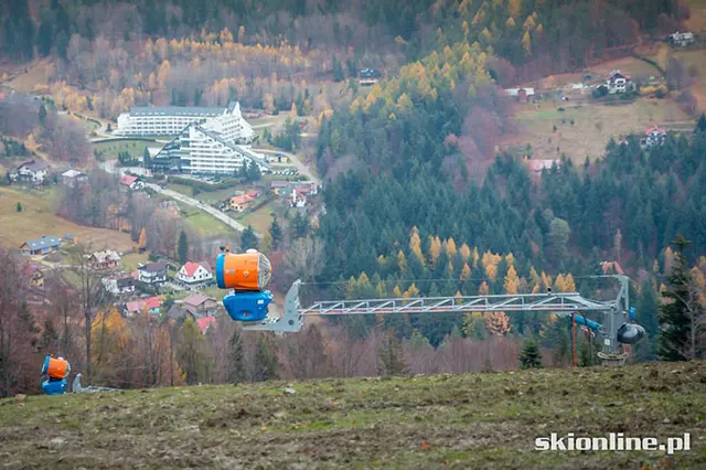 Budowa stacji narciarskiej Beskid Sport Arena w Szczyrku fot. J.Ciszak