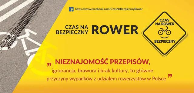 Kampania informacyjno-edukacyjna "Czas na bezpieczny rower"