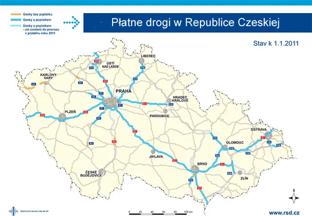 Płatne drogi w Czechach