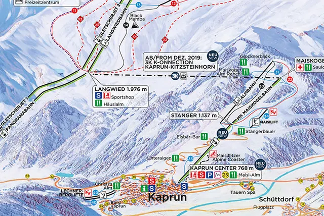 Z Kaprun prosto na lodowiec Kitzsteinhorn