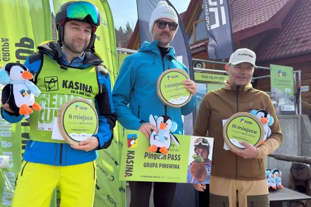 Kasina Ski&Bike - Pingwin Media Cup - podnium