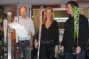 Ingemar Stenmark, Urska Hrovat, Christian Mayer fot. skionline.pl