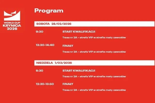 Jaworzyna Krynicka - Puchar Świata w Snowboardzie - Program