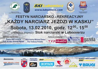 Festyn narciarski "Każdy narciarz jeździ w kasku"