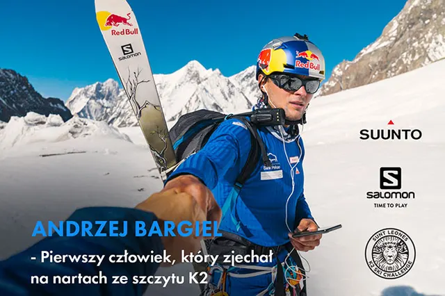 Andrzej Bargiel zjechał na nartach z K2 fot. Marek Ogień