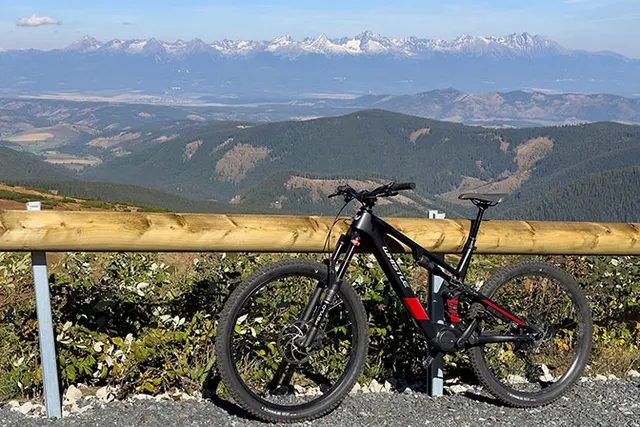 Kráľova hoľa na rowerze: z Šumiaca na 1940 m n.p.m.