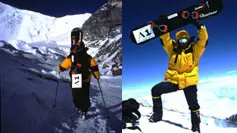 Snowboarding na Mount Everest