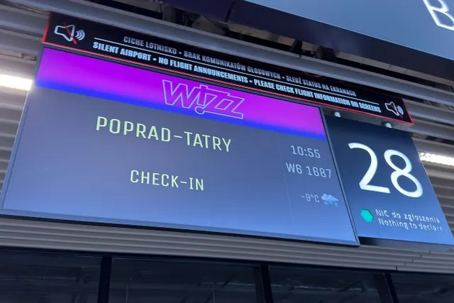 Gdańsk-Poprad wraca na dobre. Wizz Air przyspiesza powrót nad Tatry