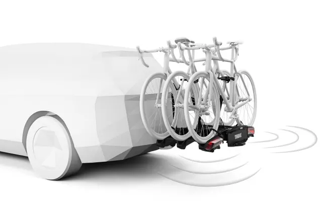 Bagażnik rowerowy Thule Epos ParkSecure z inteligentnym systemem cofania