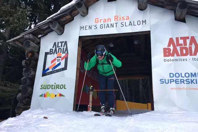 Budka startowa na trasie Gran Risa w Alta Badia