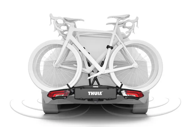 Bagażnik rowerowy Thule Epos ParkSecure z inteligentnym systemem cofania