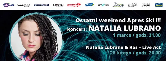 Natalia Lubrano zaśpiewa w sobotę i niedzielę w Apres Ski Zakopane