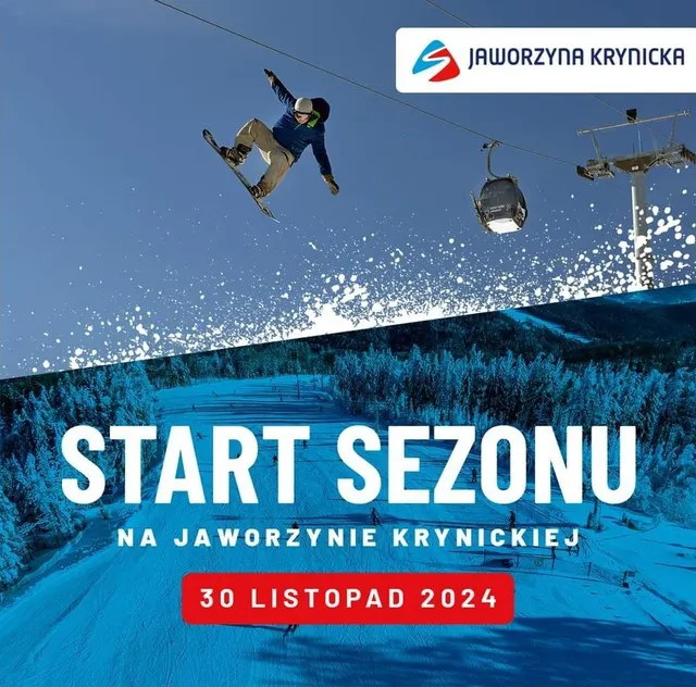 Startuje sezon narciarski i snowboardowy na Jaworzynie Krynickiej