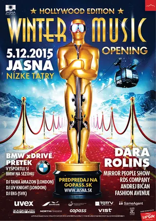 W weekend rozpoczynamy sezon od Winter Music Opening: Hollywood Edition