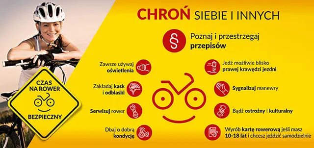 Kampania informacyjno-edukacyjna "Czas na bezpieczny rower"