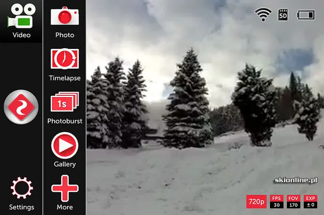 Test kamery DRIFT HD GHOST fot. skionline.pl