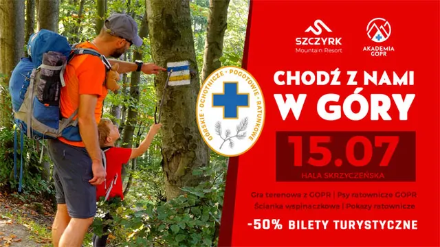 Chodź z nami w góry. Dzień z ratownikami GOPR w Szczyrk Mountain Resort i 50% zniżki na bilety