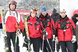 Kadra PZN po slalomie PS we Flachau styczeń 04 fot. J.Ciszak/skionline.pl