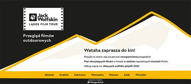 Drugi sezon Jack Wolfskin Lądek Film Tour