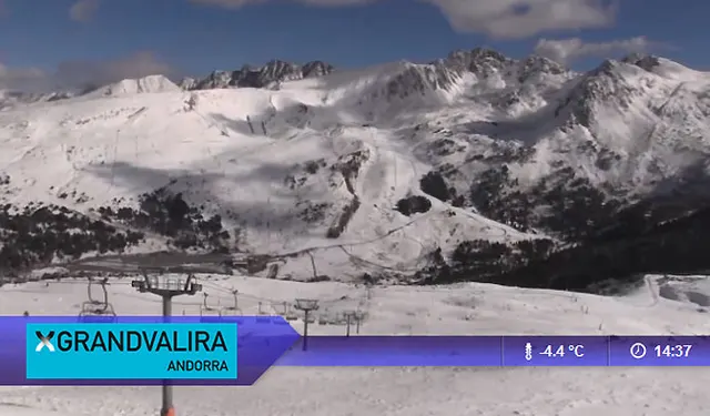Grandvalira widok z kamery 6.11.2014