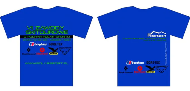 Polar Sport przedstawia projekt t-shirt`a dla uczestników VI Zawodów Skitourowych