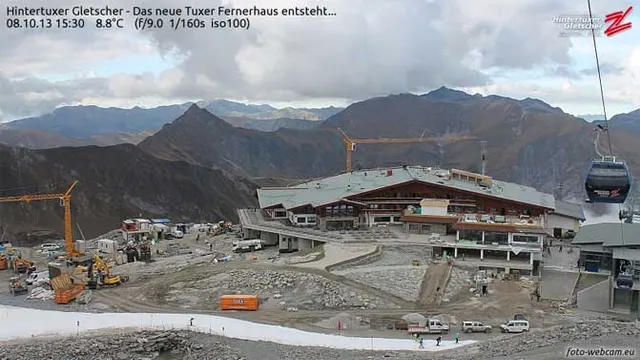 Aktualne zdjecie z budowy Tuxer Fernerhaus