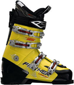 buty narciarskie Fischer SOMA VIRON 95 czarno - żółte (chrom)