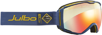 gogle narciarskie Julbo Aerospace (Cat 1 to 3) Blue / Yellow + Multilayer fire