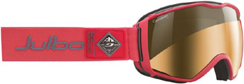 gogle narciarskie Julbo Aerospace (Cat 2 to 4) Red + Silver Flash