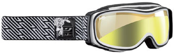 gogle narciarskie Julbo Eclipse (Cat 1 to 3) White / Black + Light Gold Flash