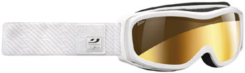 Julbo Eclipse (Cat 2 to 4) White + Gold Flash