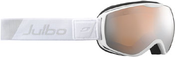 Julbo Ison DLX (Cat 3) White / Grey Orange Screen + Silver Flash