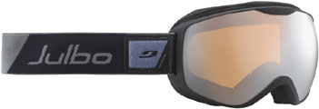 Julbo Ison DLX (Cat 2) Black / Grey Orange Screen + Silver Flash