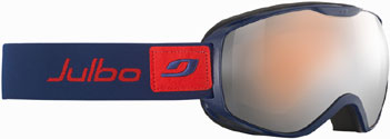 gogle narciarskie Julbo Ison (Cat 3) Dark Blue Orange Screen + Silver Flash