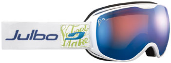 gogle narciarskie Julbo Pioneer (Cat 3) White Orange Screen + Blue Flash