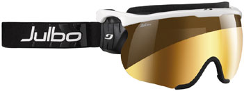 gogle narciarskie Julbo Sniper L (Cat 2 to 4) White / Black + Gold Flash