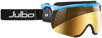 Julbo Sniper L (Cat 2 to 4) Shiny Blue / Black + Gold Flash