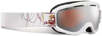 Julbo Vega (Cat 3) White Orange Screen + Silver Flash