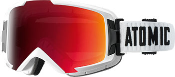 gogle narciarskie Atomic SAVOR OTG ML White / Mid Red Multilayer